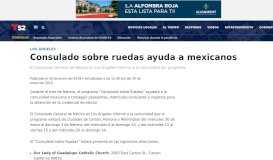 
							         Consulado sobre ruedas ayuda a mexicanos - Telemundo 52								  
							    