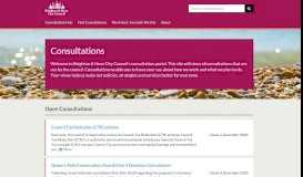 
							         Consultation Portal - Brighton and Hove City Council								  
							    