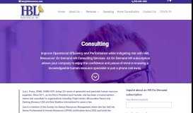 
							         Consulting - HBL Resources								  
							    