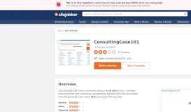 
							         ConsultingCase101 Reviews - 17 Reviews of ... - Sitejabber								  
							    
