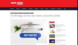 
							         Consumer portal: FirstEnergy unveils new online consumer portal								  
							    