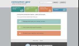 
							         Consumer.gov | what to know and do								  
							    