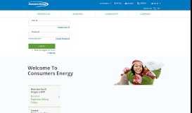 
							         Consumers Energy: Home								  
							    