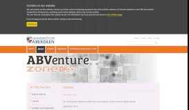 
							         Contact | ABVenture Zone | The University of Aberdeen								  
							    