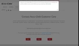 
							         Contact Accu-Chek Customer Care | Chat, Email or Call | Accu-Chek								  
							    