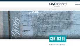 
							         Contact Address and Phone Numbers | CityU - City University of Seattle								  
							    
