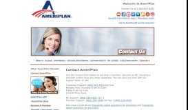 
							         Contact AmeriPlan® USA - Medical Discount Plans - Healthcare Benefits								  
							    