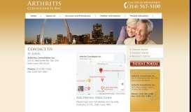 
							         Contact Arthritis Consultants Inc. | St. Louis Arthritis Treatment | St ...								  
							    
