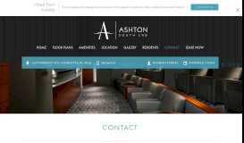 
							         Contact | Ashton South End Apartments								  
							    