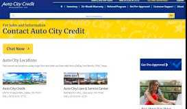 
							         Contact Auto City Credit								  
							    
