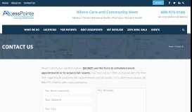 
							         Contact AxessPointe | Community Health Care | Akron, Kent, Barberton								  
							    