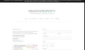 
							         Contact Braden Property — BRADENPROPERTY								  
							    