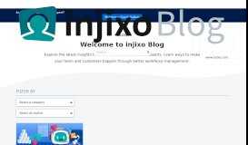 
							         Contact Center and Workforce Management Blog | injixo								  
							    