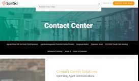 
							         Contact Center Solutions for Cisco - SpinSci Technologies								  
							    