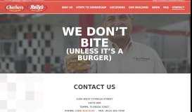 
							         Contact Checkers & Rally's Franchising								  
							    