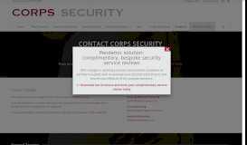 
							         Contact Corps Security								  
							    