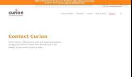 
							         Contact Curion – Curion								  
							    