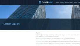 
							         Contact CyberArk Support for Privileged Account Security Solutions								  
							    