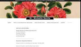 
							         Contact — Dr. Michelle Crowder Dávila								  
							    
