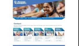 
							         Contact - FitnessPassport								  
							    