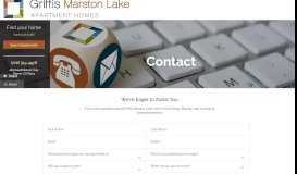 
							         Contact Griffis Marston Lake Apartments | Griffis Residential								  
							    