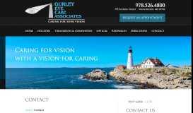 
							         Contact - Gurley Eye Care								  
							    