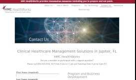 
							         Contact - HMC Healthworks								  
							    