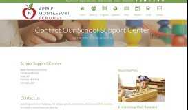
							         Contact Home Office - Apple Montessori Schools								  
							    