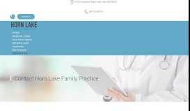 
							         Contact Horn Lake Family Practice								  
							    