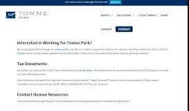 
							         Contact Human Resources | Towne Park								  
							    