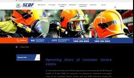 
							         Contact Info - SCDF								  
							    