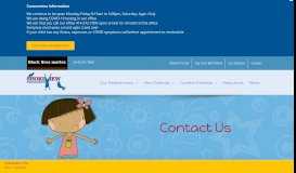 
							         Contact Info - Shoreview Pediatrics								  
							    