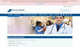 
							         Contact information for Norwood Hospital | Norwood MA								  
							    