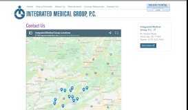 
							         Contact Integrated Medical Group - Integrated Medical Group, PC								  
							    
