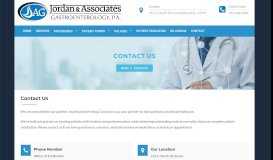 
							         Contact Jordan & Associates Gastroenterology Smithfield NC								  
							    