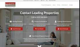 
							         Contact Leading Properties San Francisco, CA								  
							    