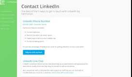 
							         Contact LinkedIn | Fastest, No Wait Time - GetHuman								  
							    