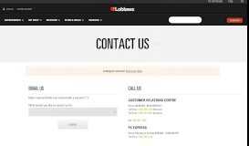 
							         Contact Loblaws by writing or calling us | Loblaws								  
							    