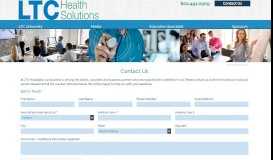 
							         Contact - LTC Health Solutions | South Carolina								  
							    