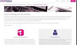 
							         Contact Management for Charities | Charitylog								  
							    