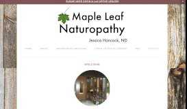 
							         Contact — MAPLE LEAF NATUROPATHY								  
							    