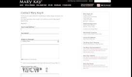 
							         Contact Mary Kay®								  
							    