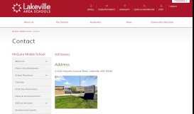 
							         Contact - McGuire Middle School - Lakeville Area Public Schools								  
							    
