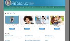 
							         Contact Medicaid - Alabama Medicaid								  
							    
