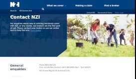 
							         Contact NZI - Get in Touch with NZI Today								  
							    