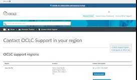 
							         Contact OCLC Support								  
							    