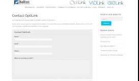 
							         Contact OptiLink | Dalton Utilities								  
							    