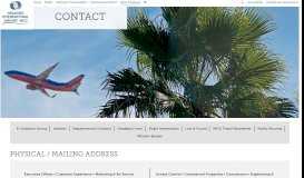
							         Contact - Orlando International Aiport (MCO)								  
							    