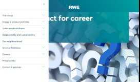 
							         Contact our HR team - RWE AG								  
							    