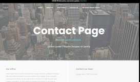 
							         Contact Page – The Como Centre								  
							    